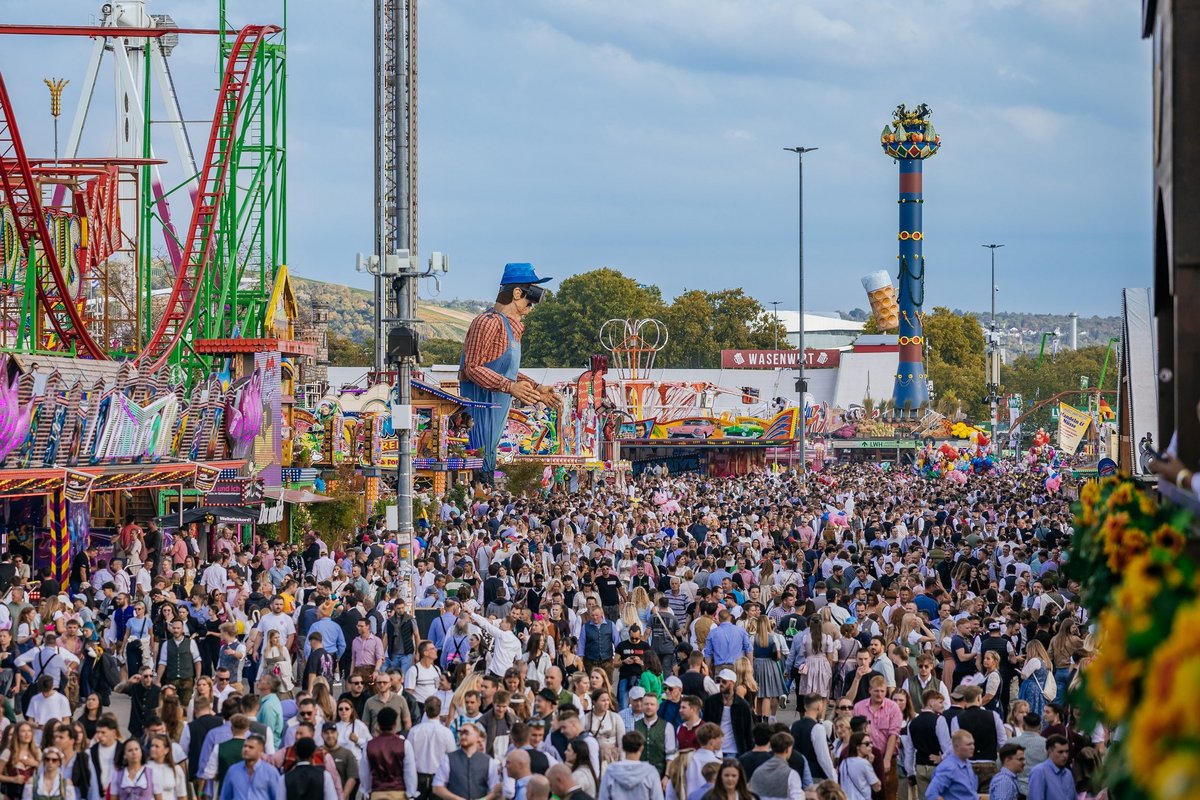 Cannstatter Volksfest: Schönstes Volksfest der Welt: Positive Gesamtbilanz zum 179. Cannstatter Volksfest