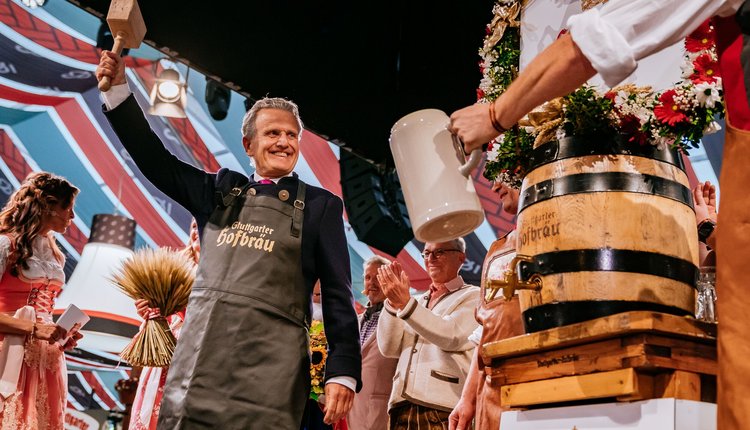 Das 177. Cannstatter Volksfest ist eröffnet