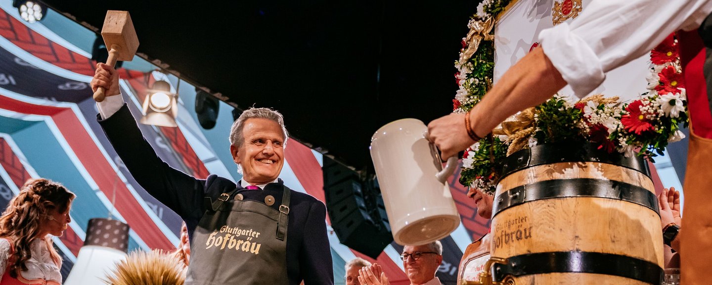Das 177. Cannstatter Volksfest ist eröffnet